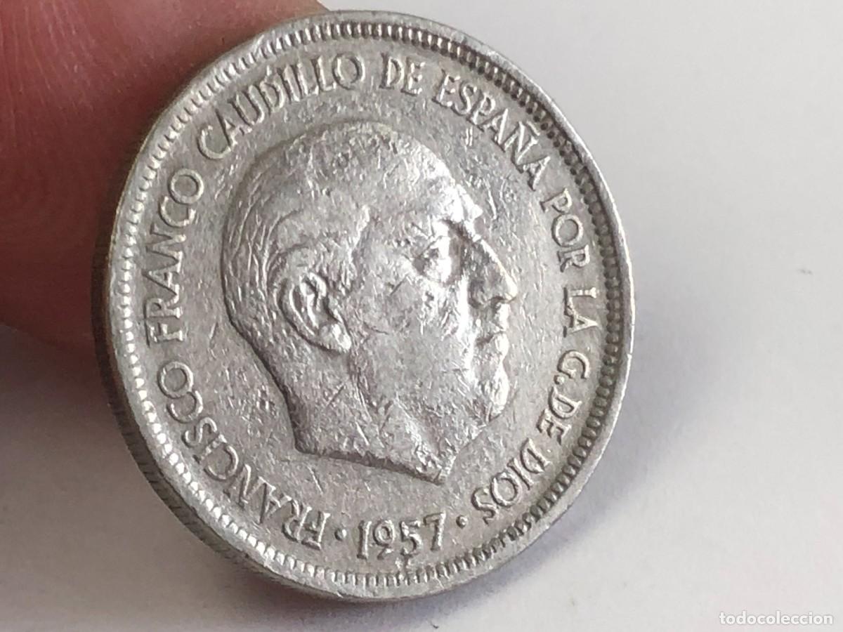 Monedas Franco: 5 PTA 1957 *71 FRANCO &rdquo;&rdquo; - Foto 1