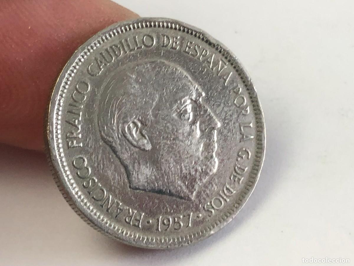 Monedas Franco: 5 PTA 1957 *72 FRANCO &rdquo;&rdquo; - Foto 1