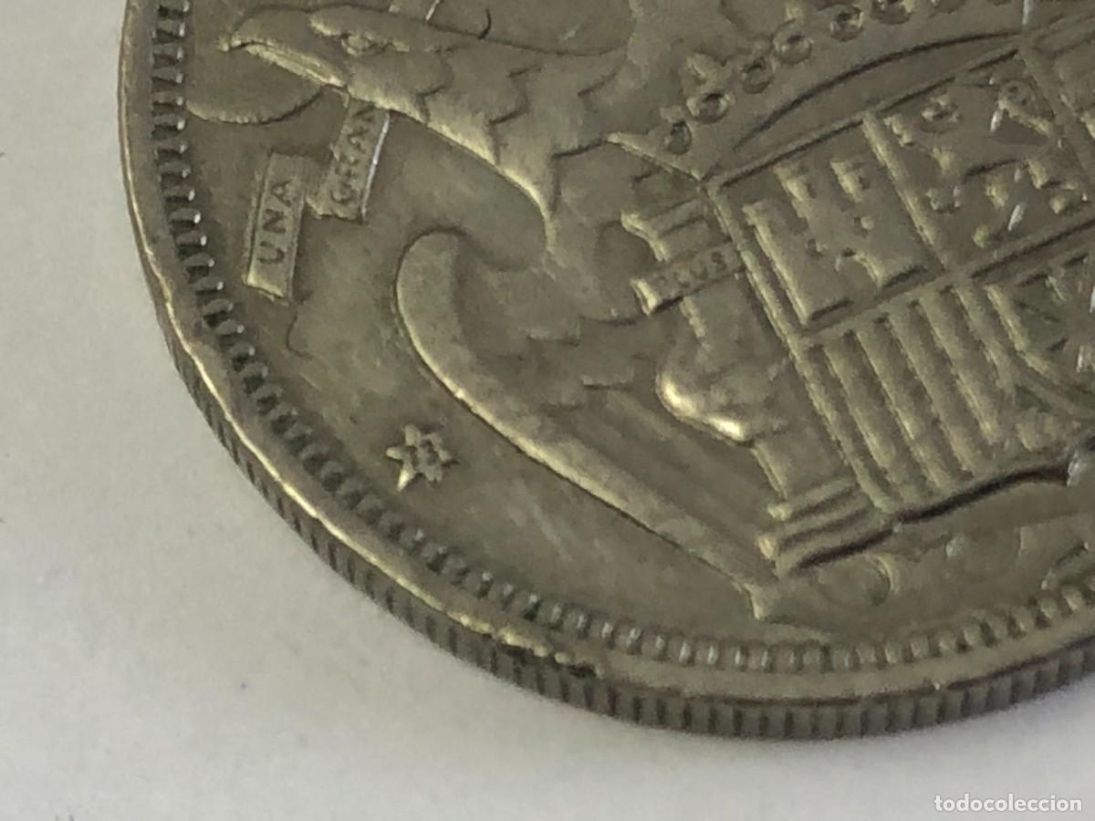Monedas Franco: 5 PTA 1957 *73 FRANCO &rdquo;&rdquo; - Foto 3