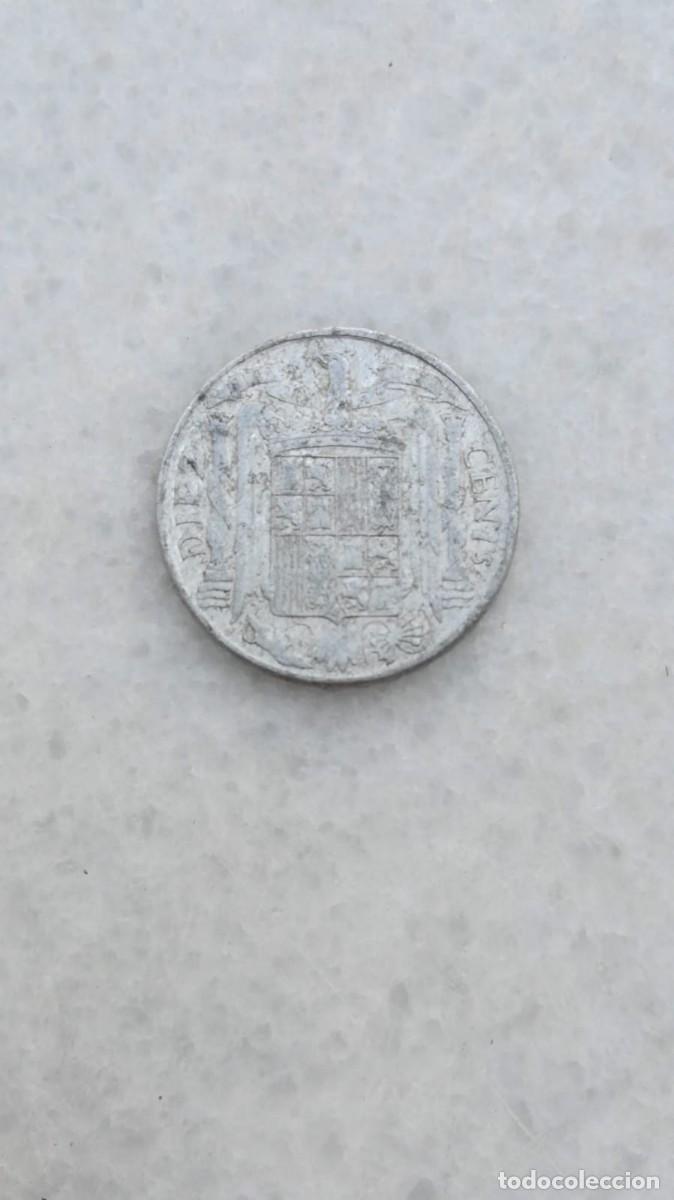 Monedas Franco: ESPA&Ntilde;A 10 CENTIMOS 1953 - Foto 2