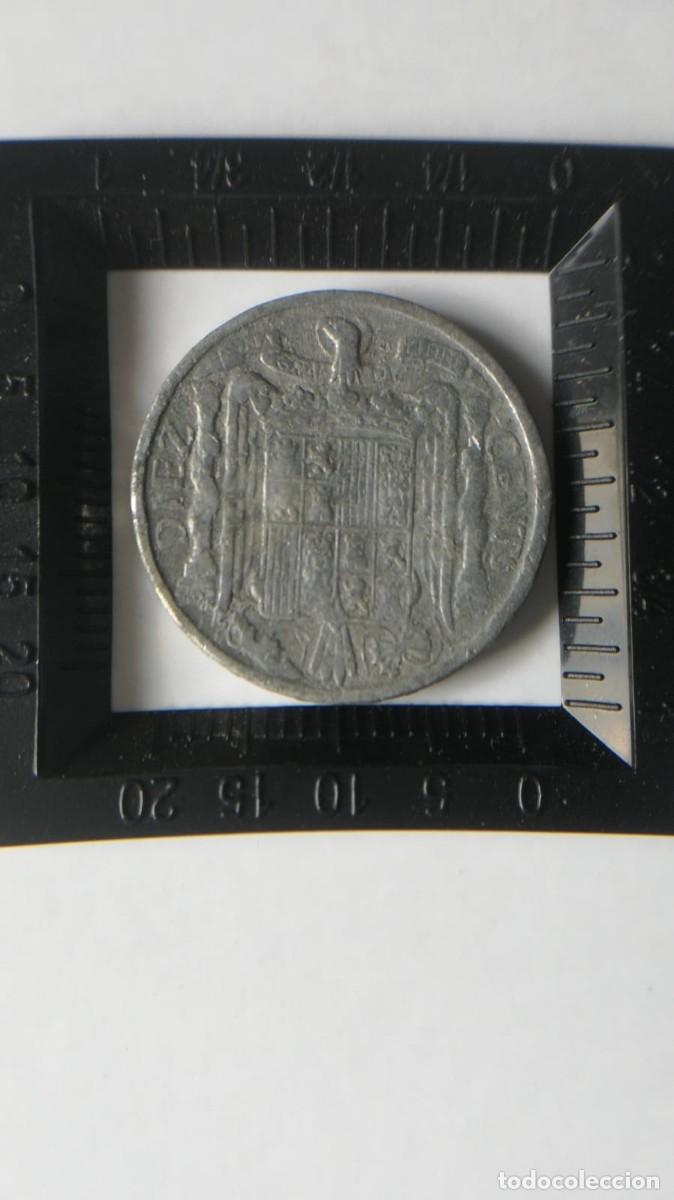 Monedas Franco: ESPA&Ntilde;A 1945 10 CENTIMOS - Foto 2