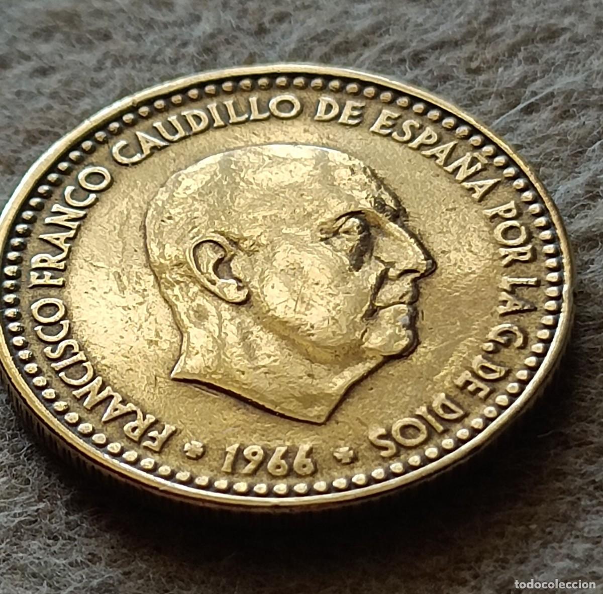 Monedas Franco: 1 peseta 1966