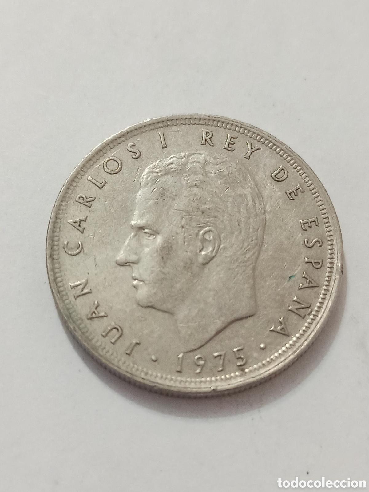 Monedas Franco: Moneda 5 pesetas 1975 estrellas 79 - Foto 2