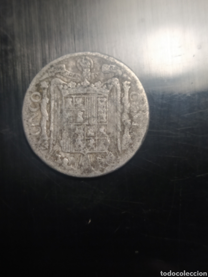 Monedas Franco: 5 CENTIMOS A&Ntilde;O 1940. LOTE A-2 - Foto 2