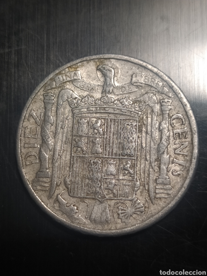 Monedas Franco: 10 CENTIMOS 1941. MBC. LOTE A-3 - Foto 2