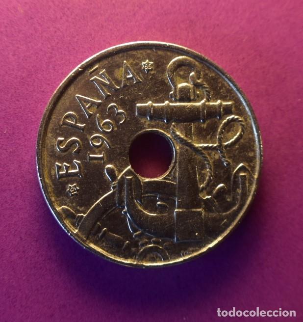 Monedas Franco: Moneda 50 centimos 1963 estrella 65 - Foto 1