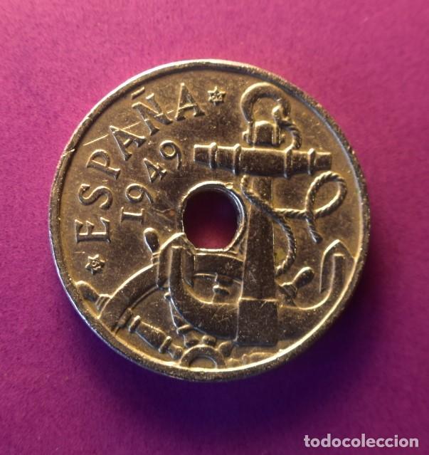 Monedas Franco: Moneda 50 centimos 1949 estrella 62 - Foto 1