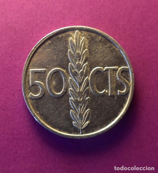 Monedas Franco: Moneda 50 centimos 1975 estrella 76 - Foto 1