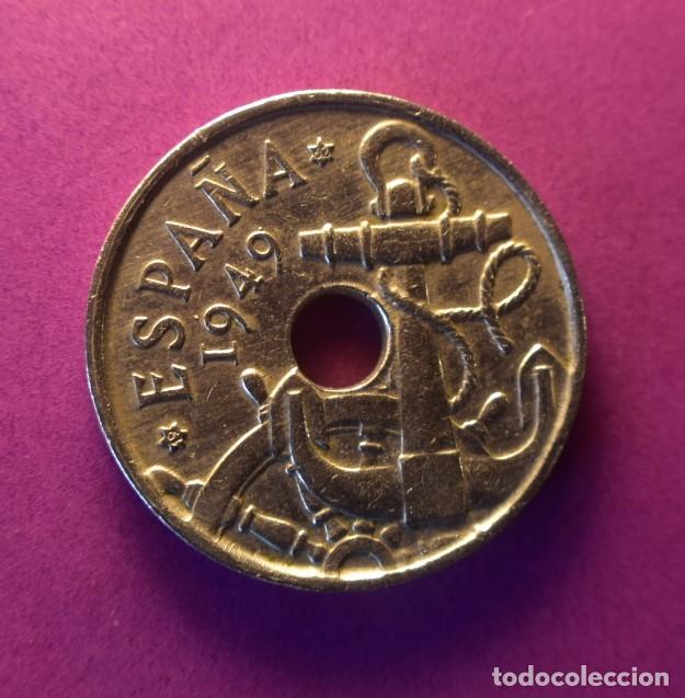 Monedas Franco: Moneda 50 centimos 1949 estrella 62 - Foto 2