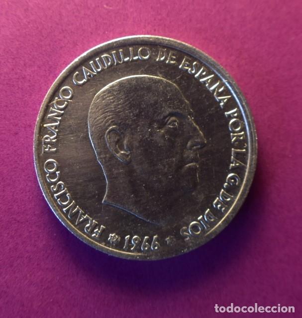 Monedas Franco: Moneda 50 centimos 1966 - Foto 2