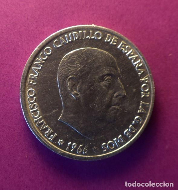 Monedas Franco: Moneda 50 centimos 1966 - Foto 3