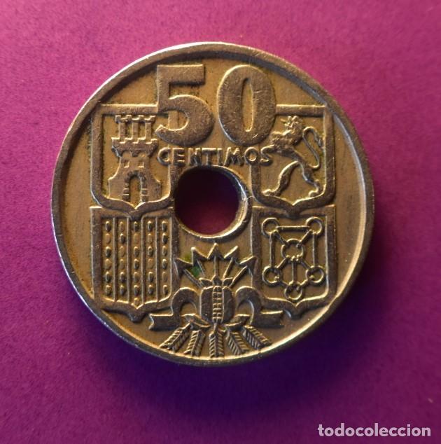 Monedas Franco: Moneda 50 centimos 1949 estrella 56 - Foto 1