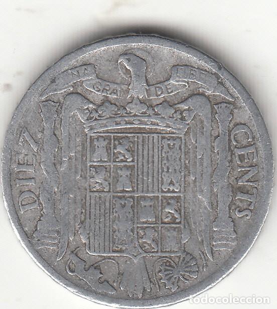 Monedas Franco: FRANCO: 10 CENTIMOS 1941 - Foto 2