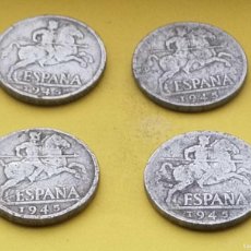 Monedas Franco: 4 MONEDAS 10 CÉNTIMOS 1945