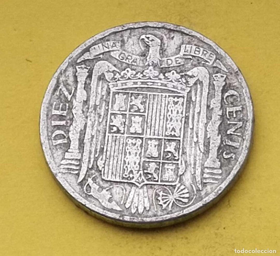Monedas Franco: moneda 10 c&eacute;ntimos 1953 - Foto 2