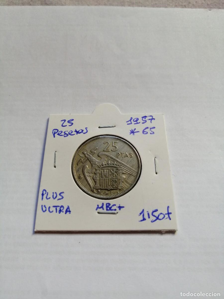 Monedas Franco: 25 pesetas 1957 * 65 - Foto 1