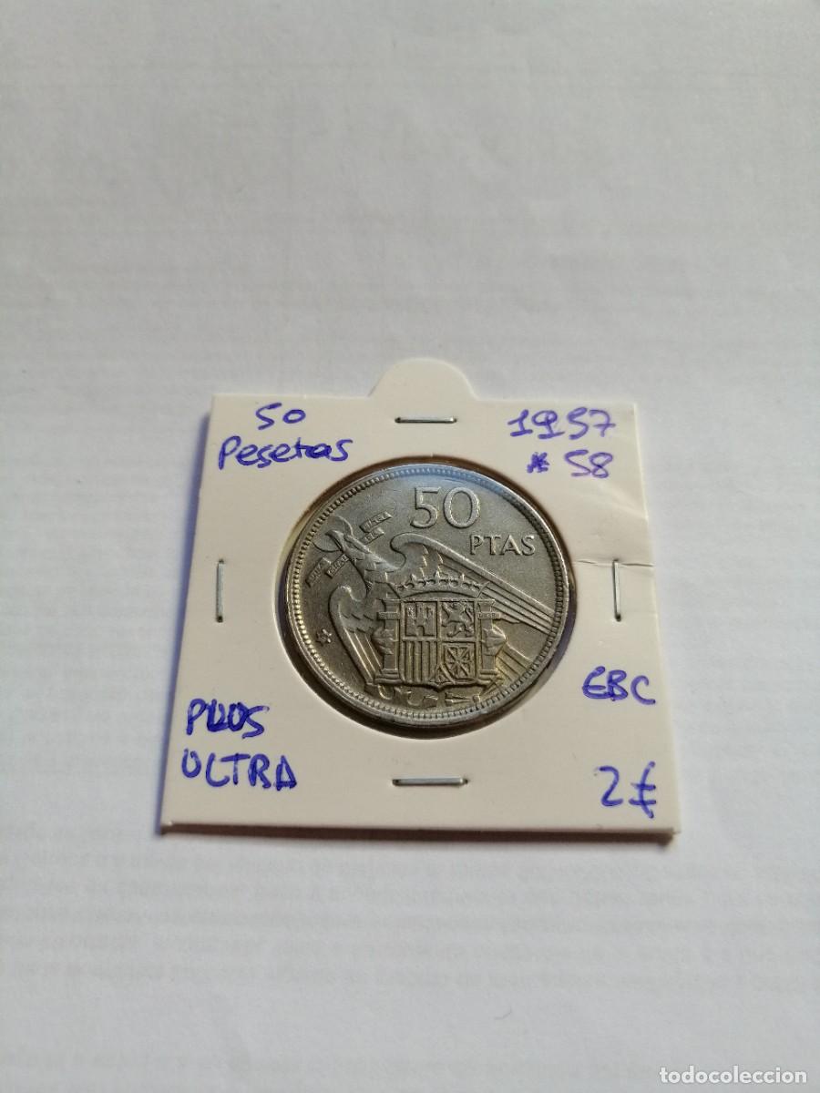 Monedas Franco: 50 pesetas 1957 * 58 - Foto 1