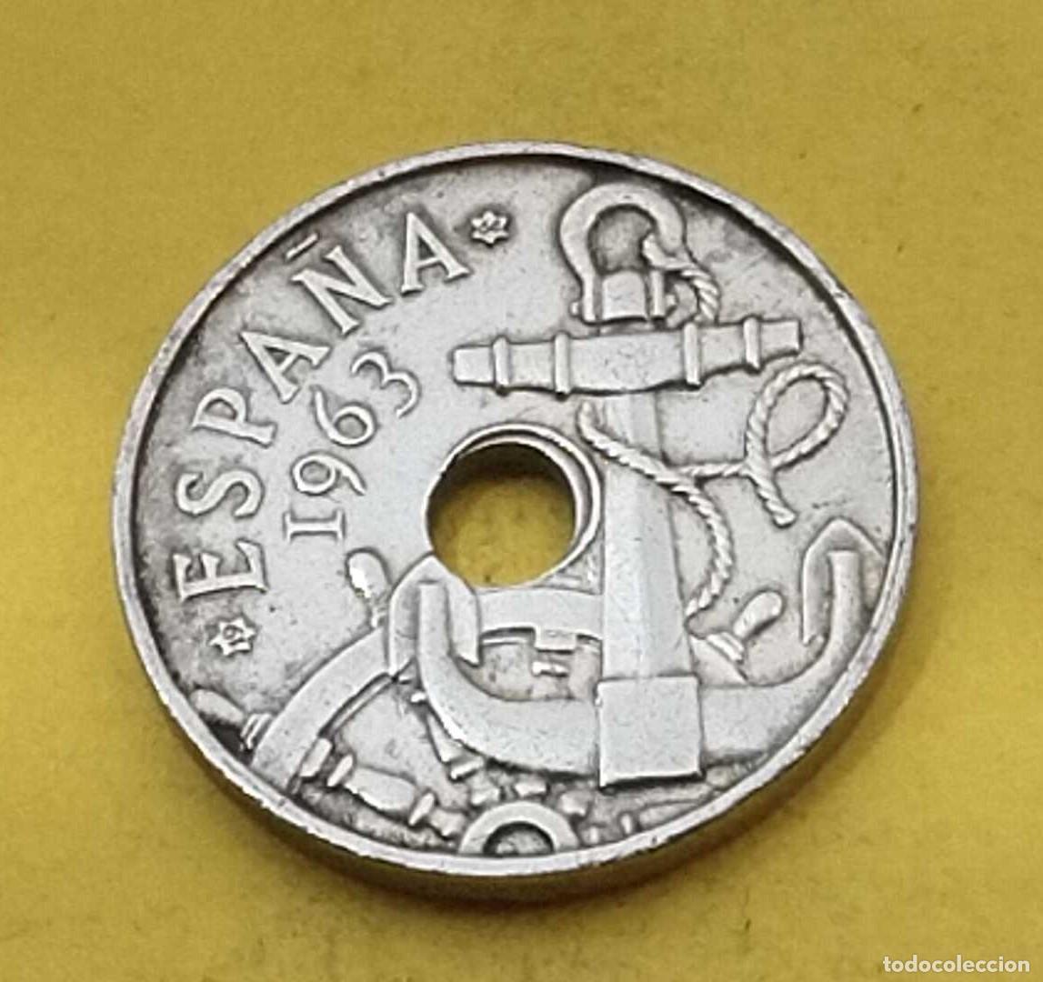 Monedas Franco: moneda 50 c&eacute;ntimos 1963 estrella 64 - Foto 1