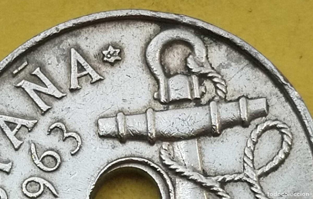 Monedas Franco: moneda 50 c&eacute;ntimos 1963 estrella 64 - Foto 3
