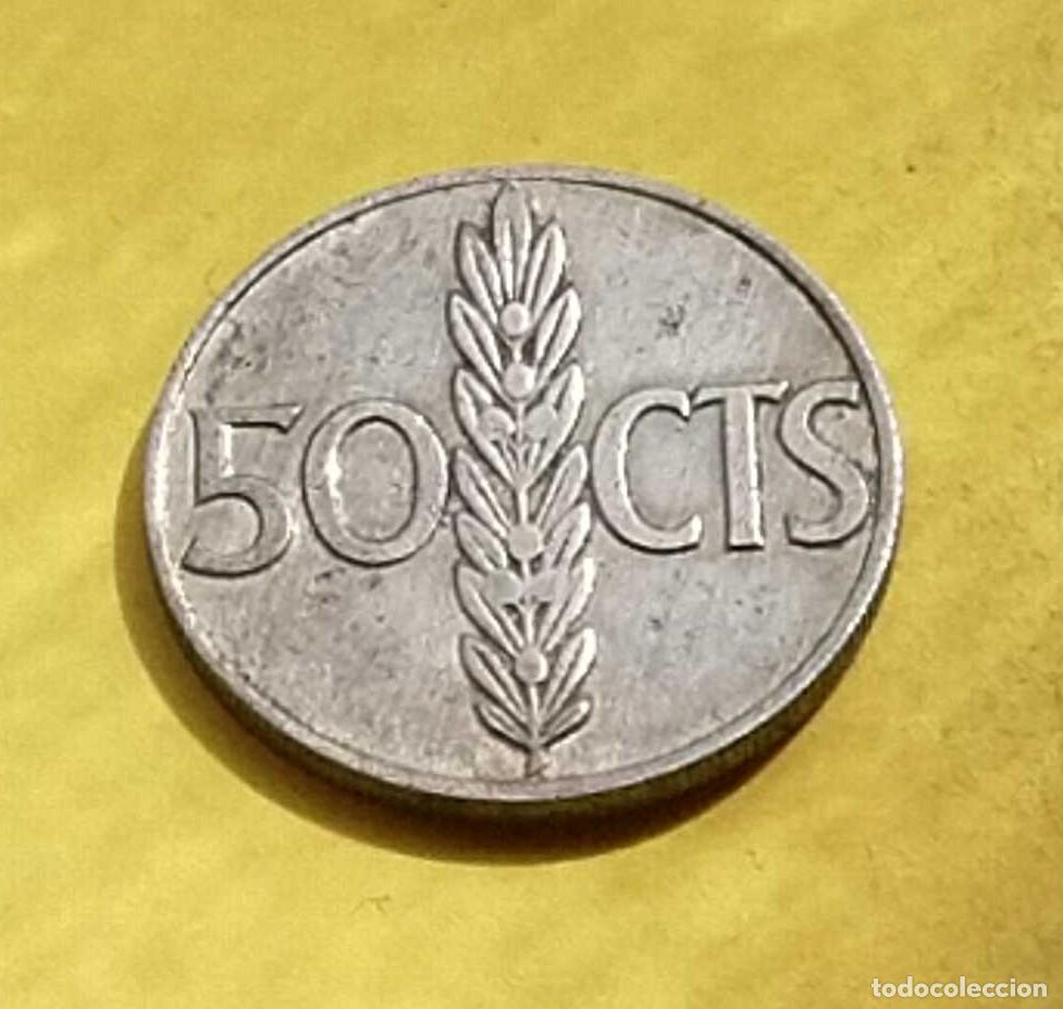 Monedas Franco: moneda 50 c&eacute;ntimos 1966 - Foto 2