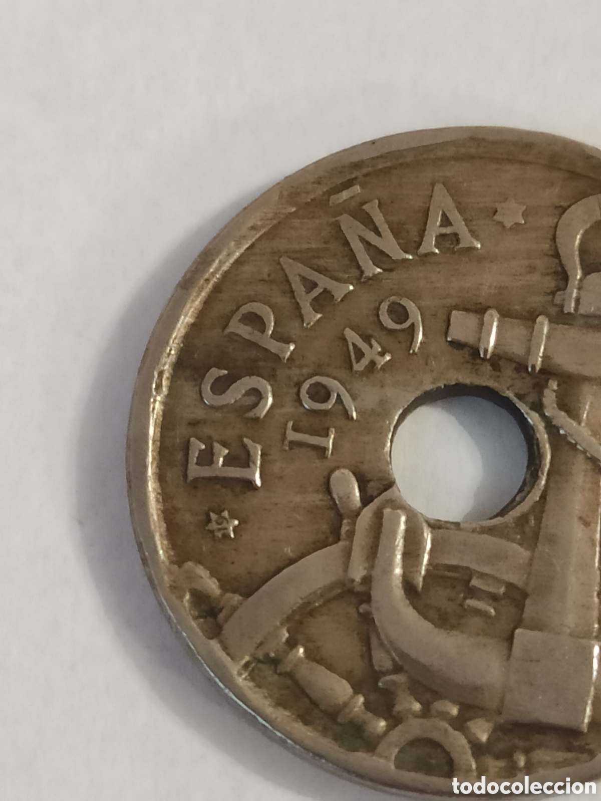 Monedas Franco: Moneda 50 c&eacute;ntimos 1949 - Foto 3