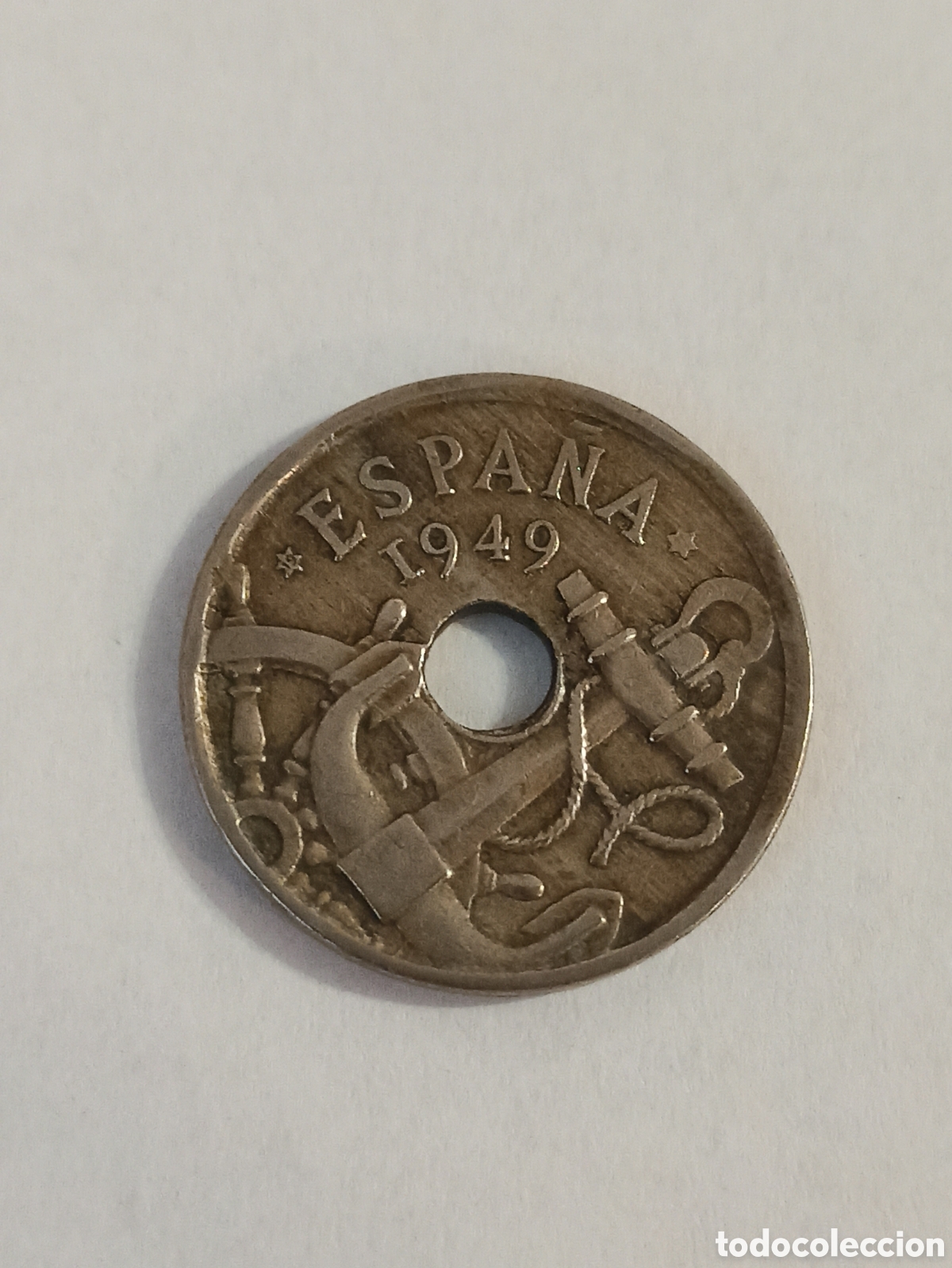Monedas Franco: Moneda 50 c&eacute;ntimos 1949 - Foto 4