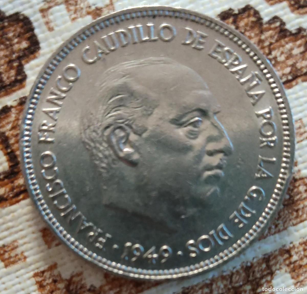 Monedas Franco: 5 Pesetas Franco. - Foto 1