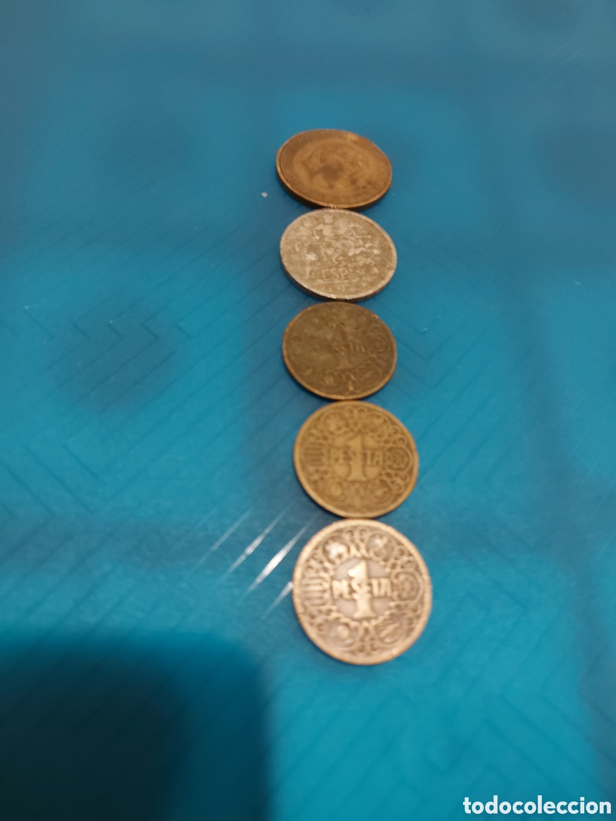 Monedas Franco: 5antiguasEspa&ntilde;a - Foto 1