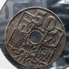 Monedas Franco: ESPAÑA ESTADO ESPAÑOL 50 CÉNTIMOS1963(19-63) MBC ESCASA LOTE 7252