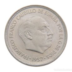 Monedas Franco: 5 PESETAS 1957. ESTRELLA 59. SIN CIRCULAR. SIN PLUS.