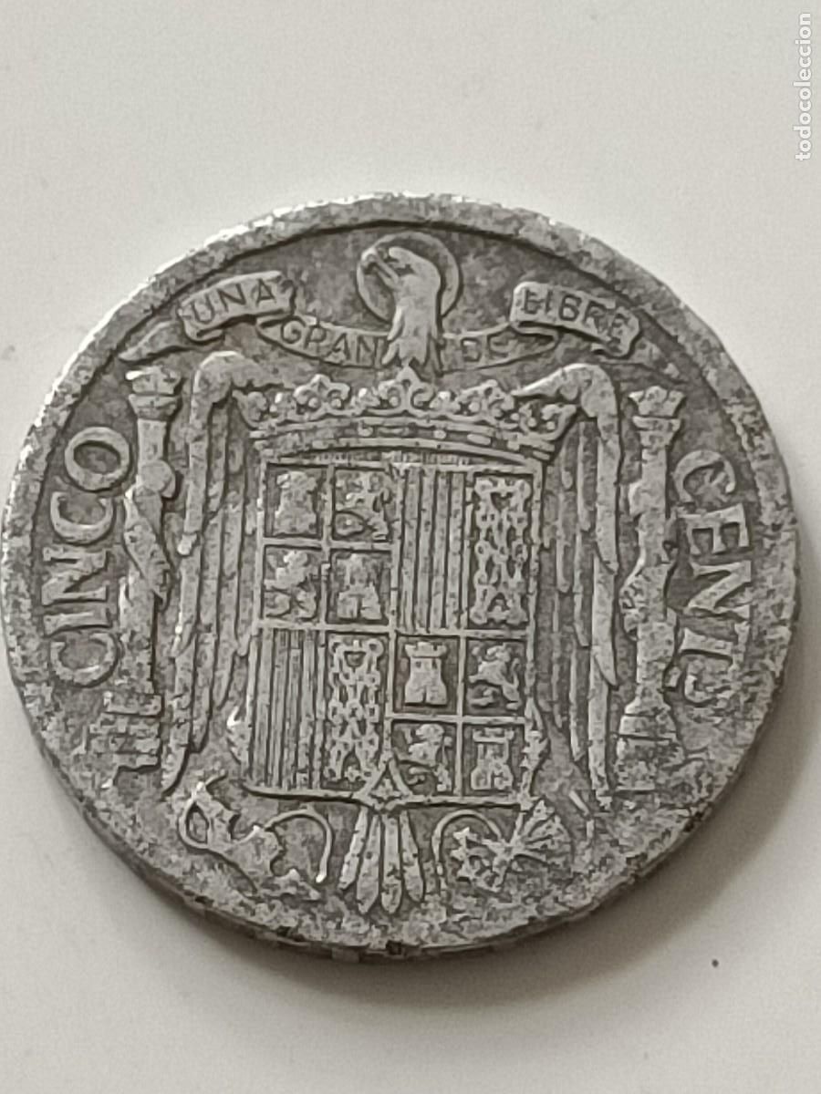 Monedas Franco: ESTADO ESPA&Ntilde;OL 5 CENTIMOS 1940 - Foto 2