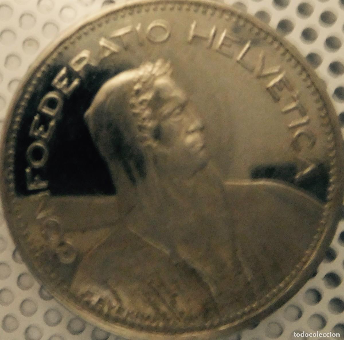Monedas Franco: Moneda de 5 francos, Suiza, 1987, . - Foto 1