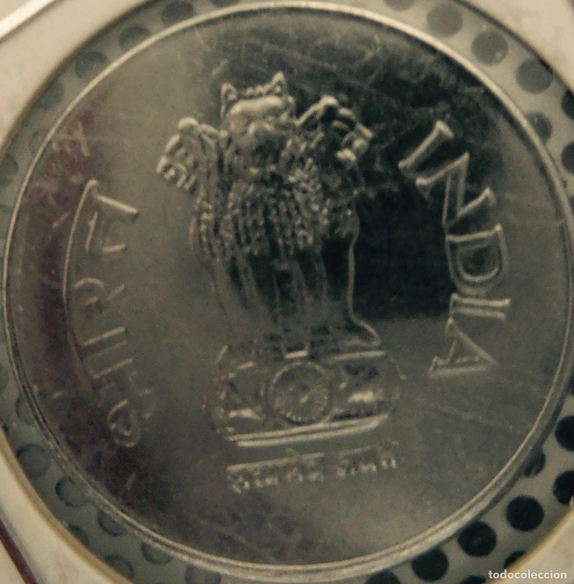 Monedas Franco: India, moneda de 1 rupia 1999 . - Foto 1