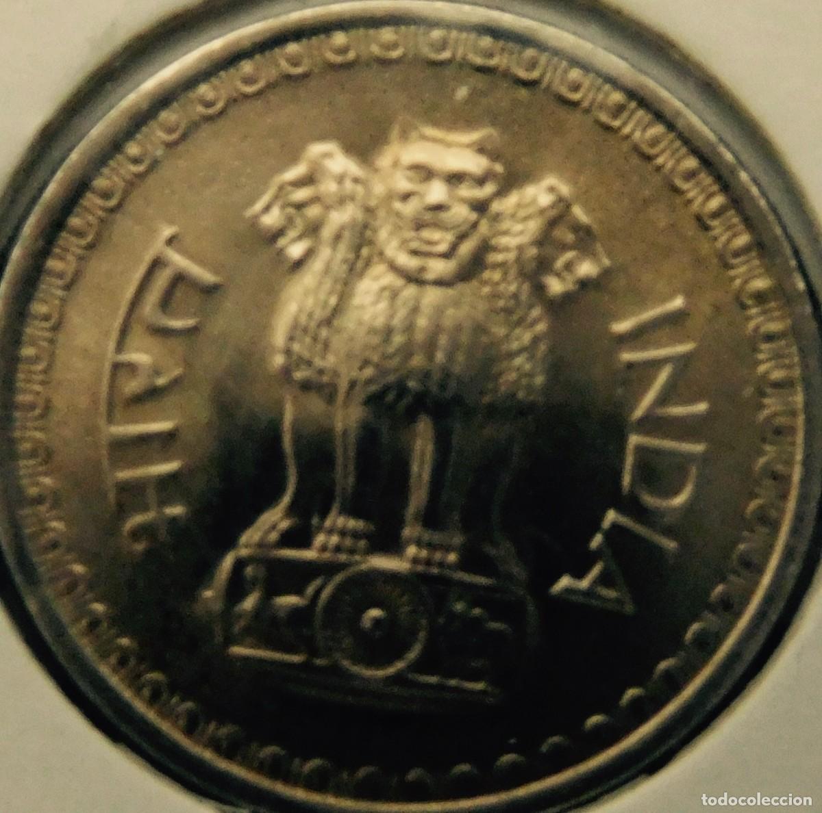 Monedas Franco: India, moneda de 50 paise . - Foto 2