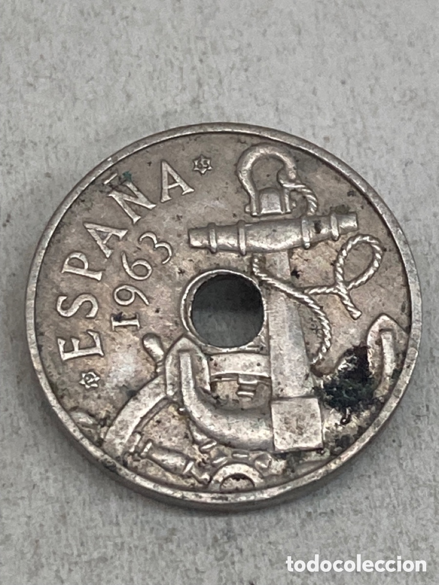 Monedas Franco: Moneda 50 c&eacute;ntimos 1963 J36 - Foto 2