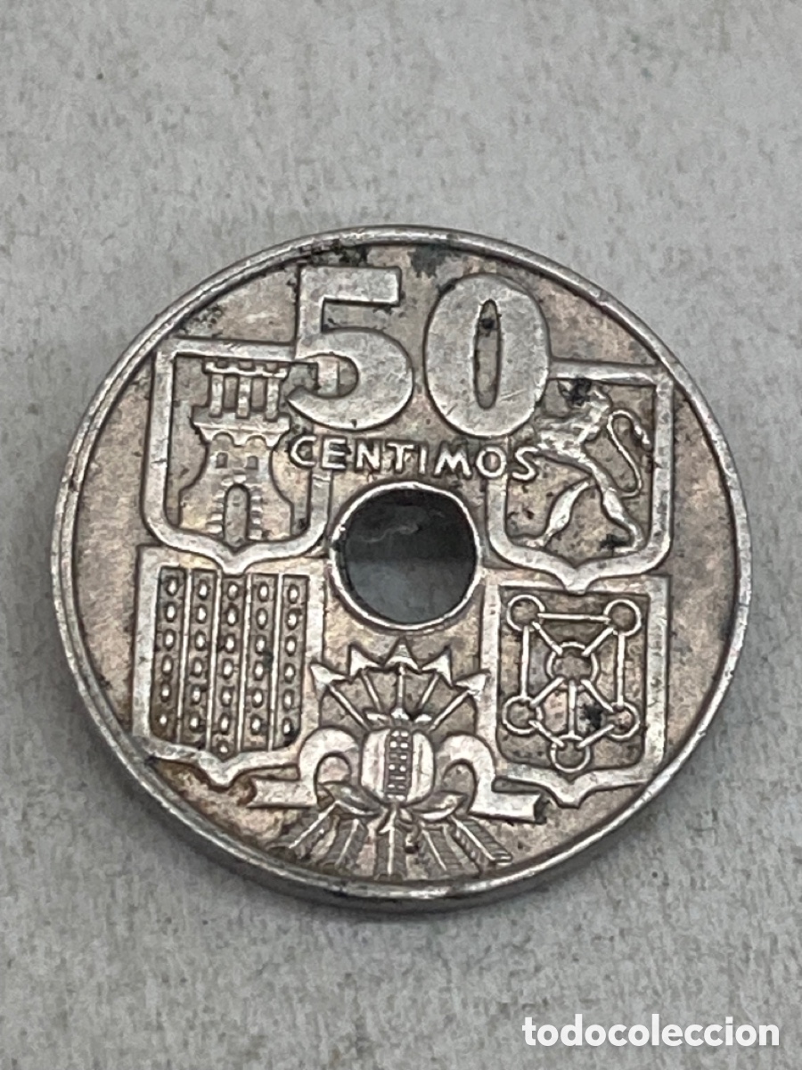 Monedas Franco: Moneda 50 c&eacute;ntimos 1963 J36 - Foto 1
