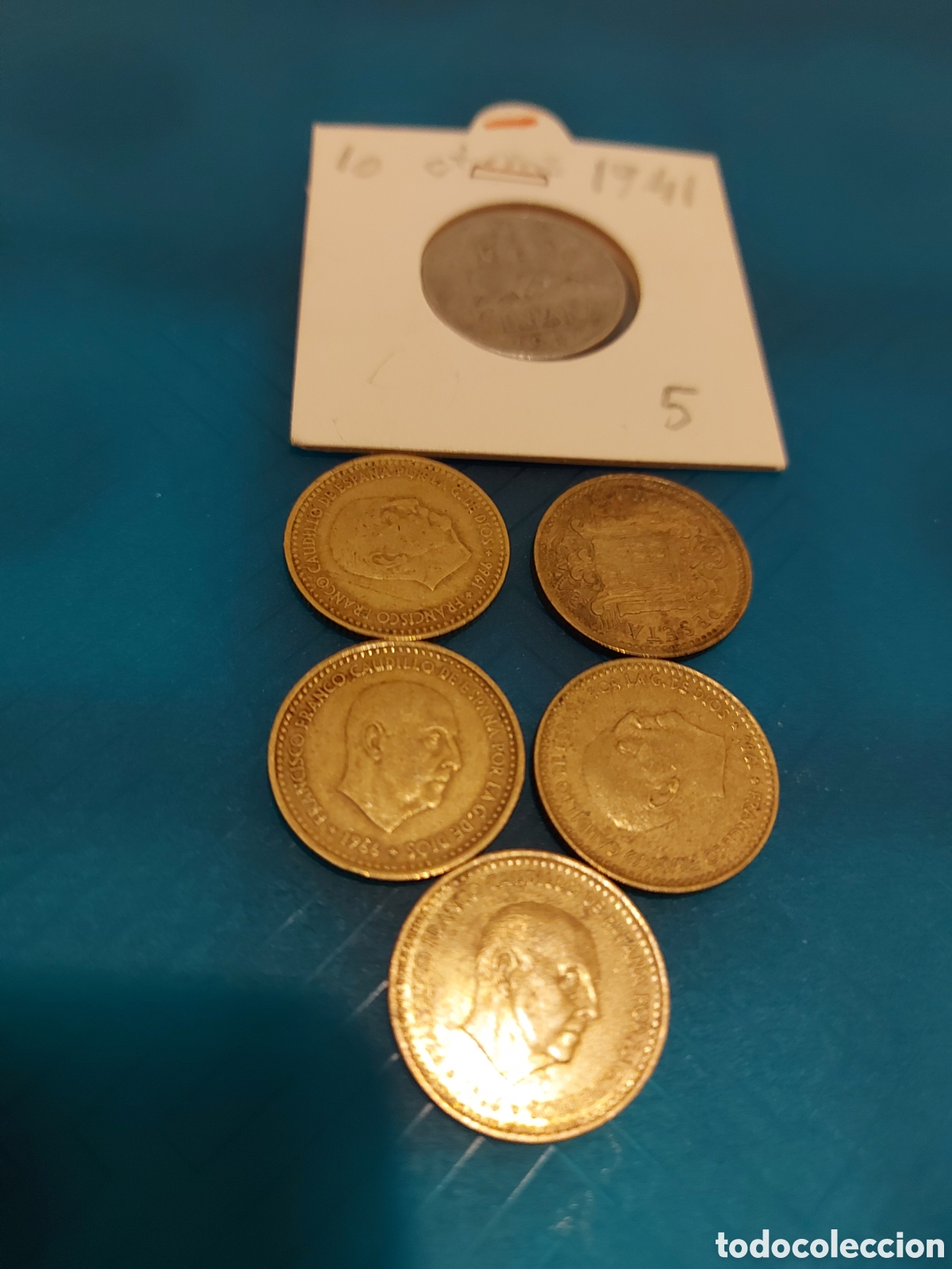 Monedas Franco: 6Espa&ntilde;a antiguas - Foto 1