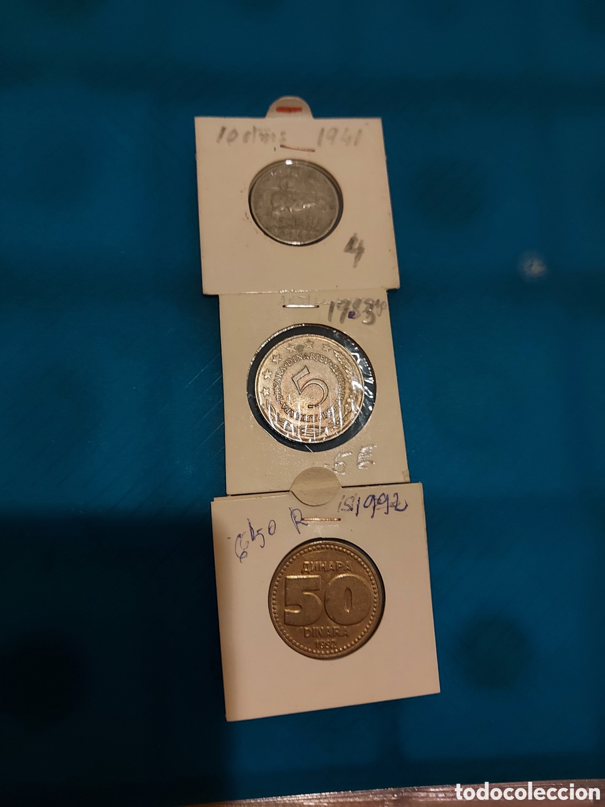 Monedas Franco: 1Spainantigua2Yugoslavia - Foto 1