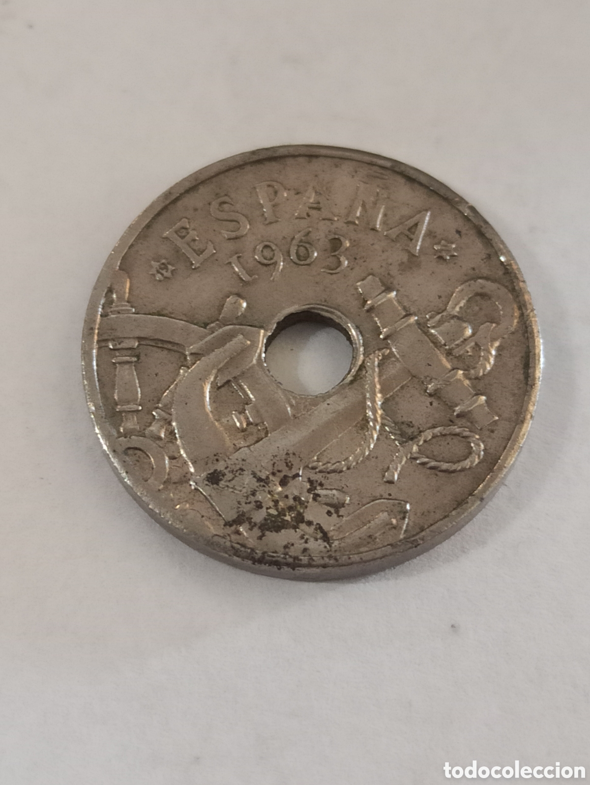 Monedas Franco: Moneda 50 c&eacute;ntimos 1963 estrella 64 - Foto 2