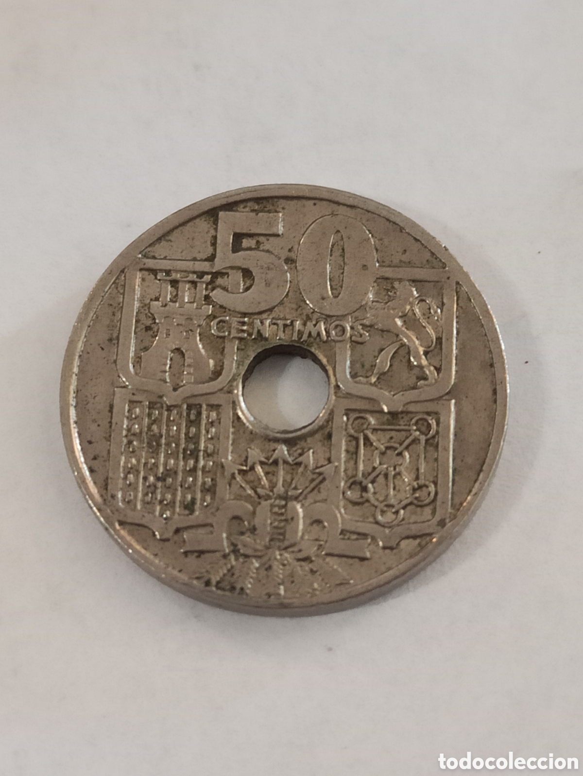 Monedas Franco: Moneda 50 c&eacute;ntimos 1963 estrella 64 - Foto 1