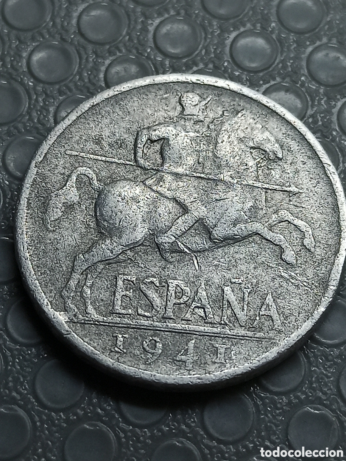 Monedas Franco: Moneda 10 c&eacute;ntimos 1941 aluminio - Foto 1