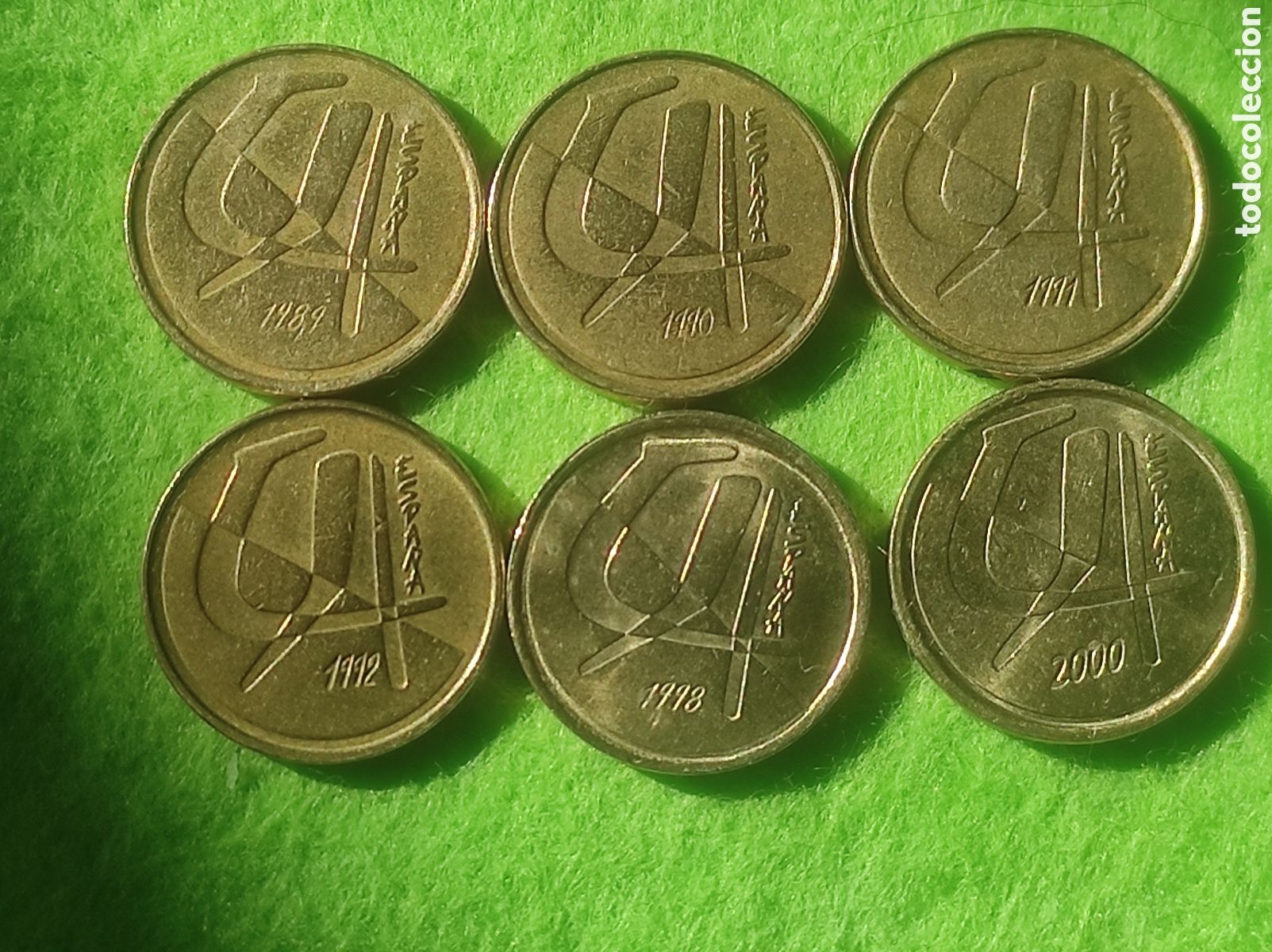 Monedas Franco: Monedas 5 pesetas espa&ntilde;olas - Foto 8