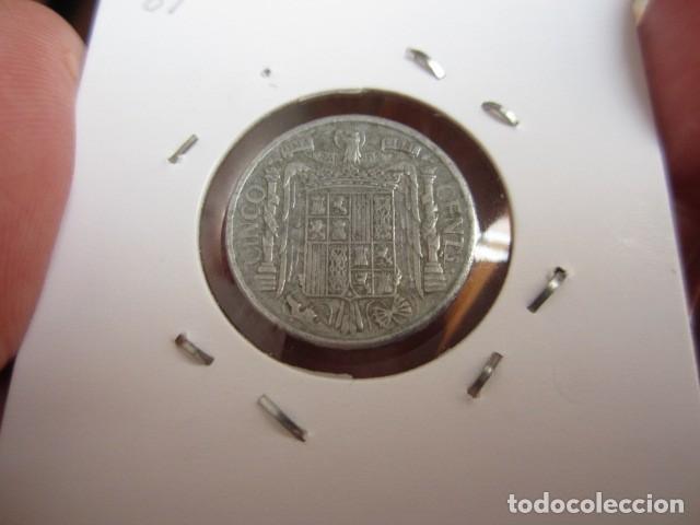 Monedas Franco: MONEDA DE 5 C&Eacute;NTIMOS DE 1945 - Foto 2