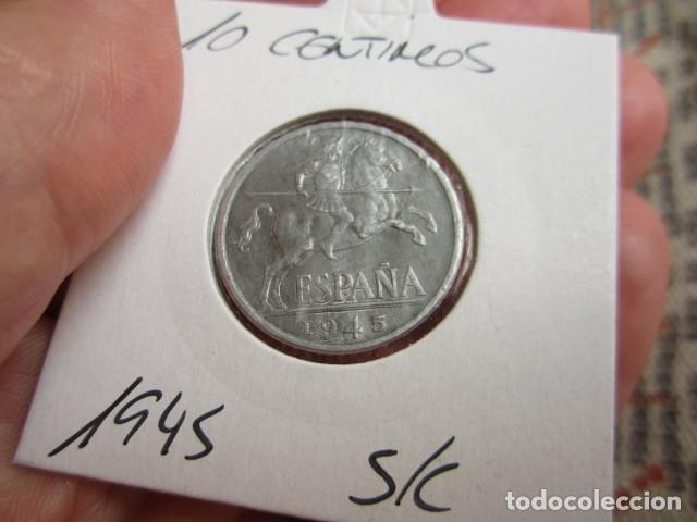 Monedas Franco: MONEDA DE 10 C&Eacute;NTIMOS DE 1945 SC - Foto 1