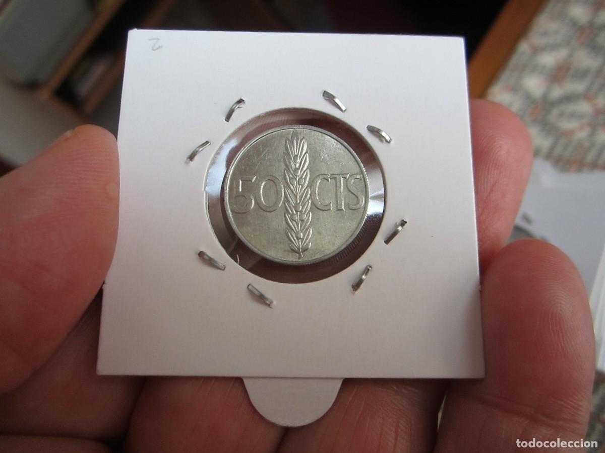 Monedas Franco: MONEDA DE 50 C&Eacute;NTIMOS DE 1966*68 - Foto 2