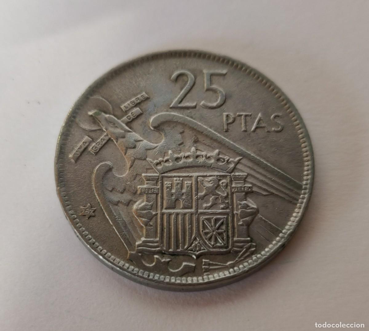 Monedas Franco: Moneda Espa&ntilde;ola - Foto 1