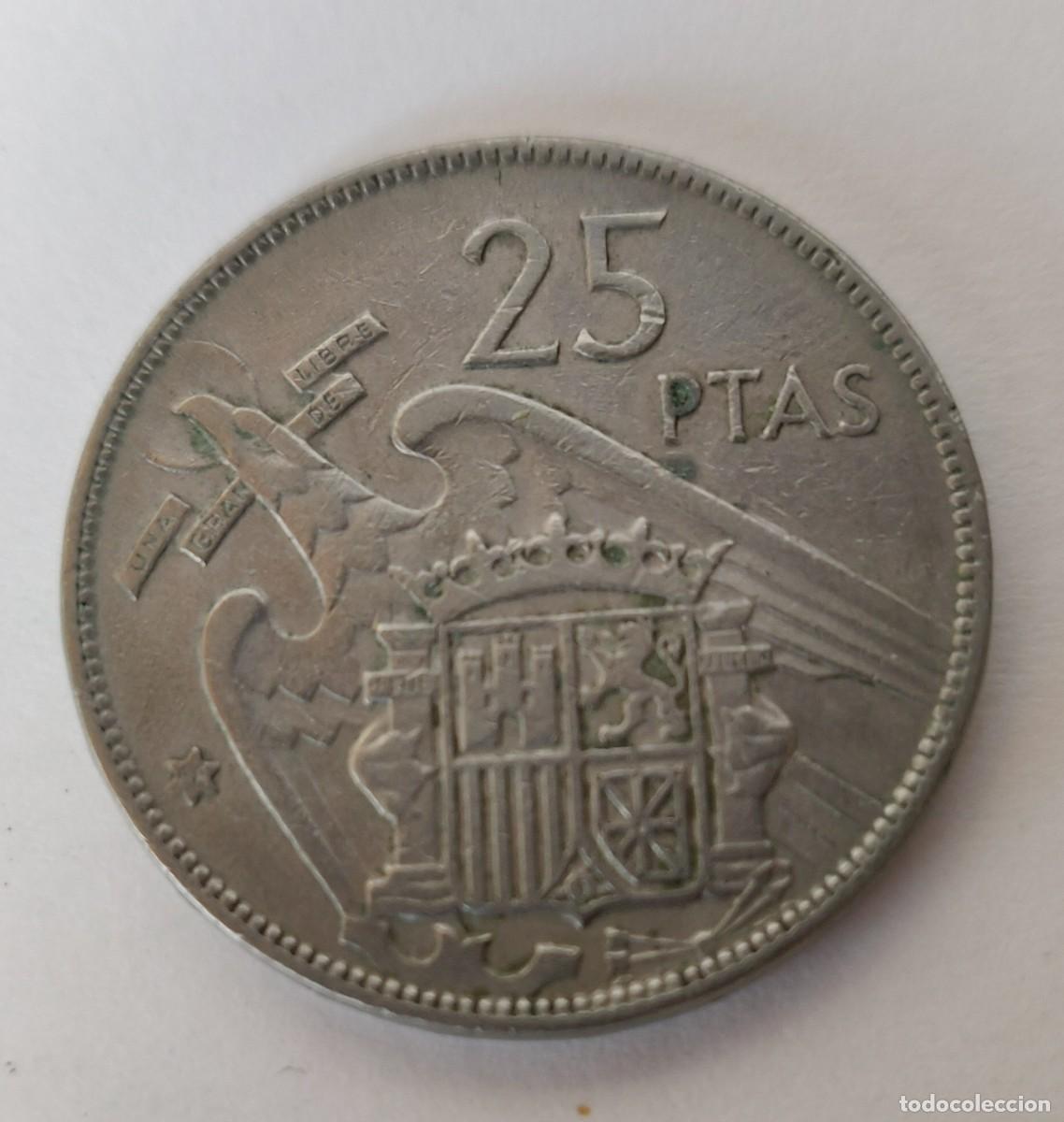 Monedas Franco: Moneda Espa&ntilde;ola - Foto 1