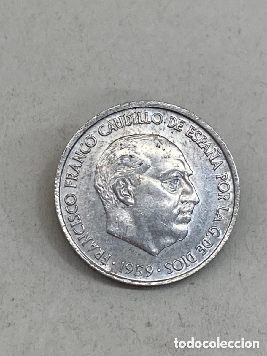 Monedas Franco: Moneda 10 c&eacute;ntimos 1959 X28 - Foto 2