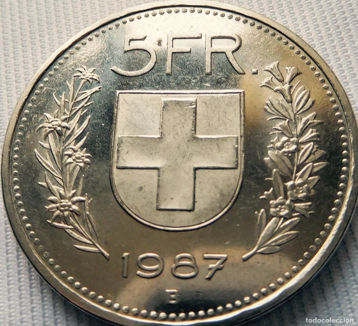 Monedas Franco: Moneda de 5 francos suizos - Foto 1