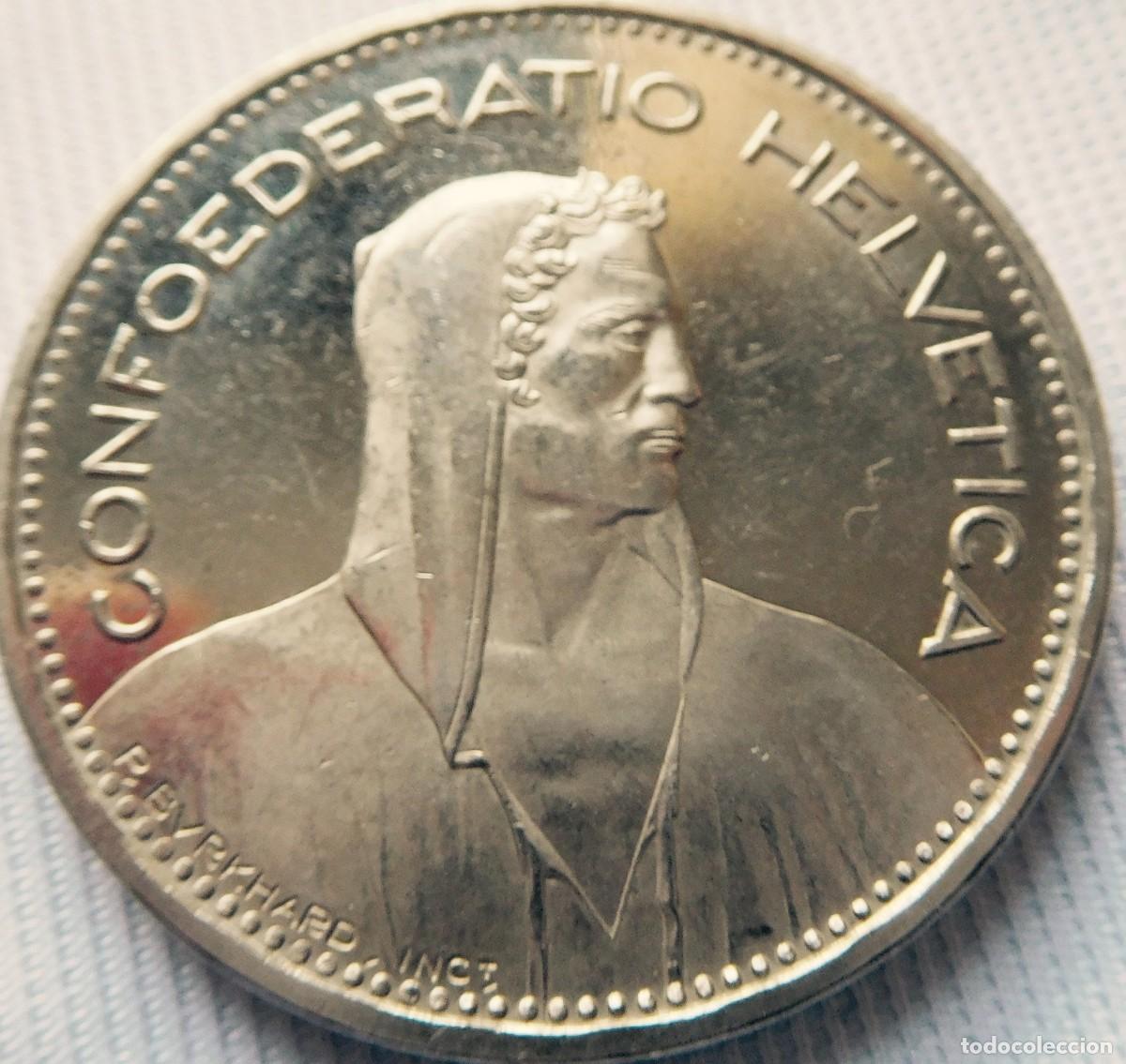 Monedas Franco: Moneda de 5 francos suizos - Foto 2